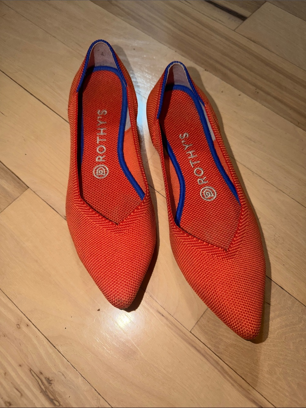 Rothy’s The Point, Sz 8, Orange